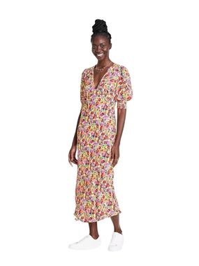 Rixo Midi Dress Multicolor Size 8